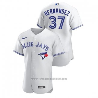 Maglia Baseball Uomo Toronto Blue Jays Teoscar Hernandez Autentico Bianco