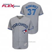 Maglia Baseball Uomo Toronto Blue Jays Teoscar Hernandez Autentico Flex Base Grigio