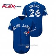 Maglia Baseball Uomo Toronto Blue Jays Yangervis Solarte 2019 Allenamento Primaverile Flex Base Blu