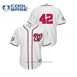 Maglia Baseball Uomo Washington Nationals 2019 Jackie Robinson Day Cool Base Bianco