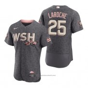 Maglia Baseball Uomo Washington Nationals Adam Laroche 2022 City Connect Autentico Grigio