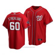 Maglia Baseball Uomo Washington Nationals Hunter Strickland Alternato Replica Rosso