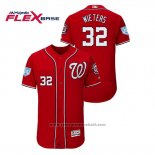 Maglia Baseball Uomo Washington Nationals Matt Wieters 2019 Allenamento Primaverile Flex Base Rosso