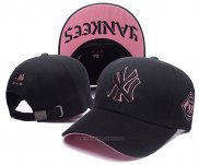 Cappellino New York Yankees Nero Rosa4