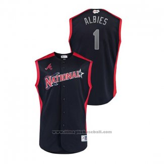 Maglia Baseball Bambino Atlanta Braves 2019 All Star Player National League Ozzie Albies Blu