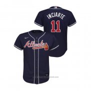 Maglia Baseball Bambino Atlanta Braves Ender Inciarte Replica Alternato Blu