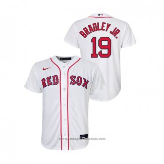 Maglia Baseball Bambino Boston Red Sox Jackie Bradley Jr. Replica Primera Bianco