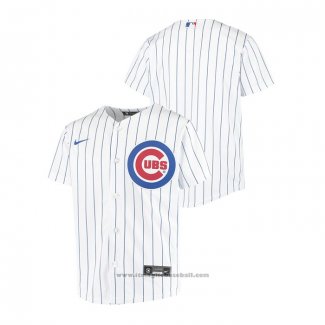 Maglia Baseball Bambino Chicago Cubs Replica Primera Bianco