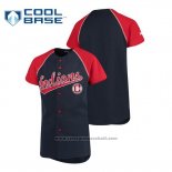 Maglia Baseball Bambino Cleveland Indians Personalizzate Stitches Blu Rosso