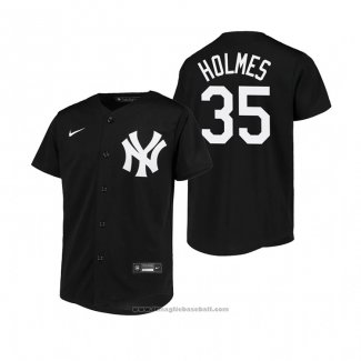 Maglia Baseball Bambino New York Yankees Clay Holmes Replica Nero