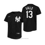 Maglia Baseball Bambino New York Yankees Joey Gallo Replica Nero
