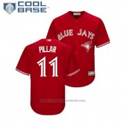 Maglia Baseball Bambino Toronto Blue Jays Kevin Pillar Cool Base Replica Scarlet