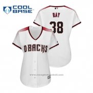 Maglia Baseball Donna Arizona Diamondbacks Robbie Ray Cool Base Home Bianco