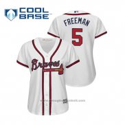 Maglia Baseball Donna Atlanta Braves Freddie Freeman Cool Base Home 2019 Bianco