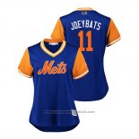 Maglia Baseball Donna New York Mets Jose Bautista 2018 LLWS Players Weekend Joeybats Blu