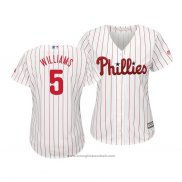 Maglia Baseball Donna Philadelphia Phillies Nick Williams Cool Base Home Bianco