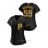 Maglia Baseball Donna Pittsburgh Pirates Joe Musgrove 2020 Replica Alternato Nero