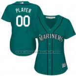 Maglia Baseball Donna Seattle Mariners Personalizzate Veder