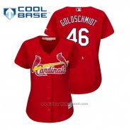 Maglia Baseball Donna St. Louis Cardinals Paul Goldschmidt Cool Base Alternato Rosso