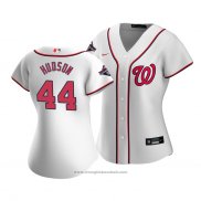 Maglia Baseball Donna Washington Nationals Daniel Hudson Primera Replica Bianco