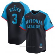 Maglia Baseball Uomo All Star 2024 Bryce Harper National League Limited Blu