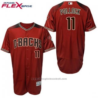 Maglia Baseball Uomo Arizona Diamondbacks 11 A.j. Pollock 2017 Flex Base