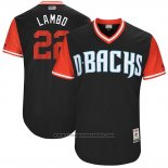 Maglia Baseball Uomo Arizona Diamondbacks 2017 Little League World Series 22 Jake Lamb Nero