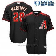 Maglia Baseball Uomo Arizona Diamondbacks 28 Jd Martinez Nero Cool Base