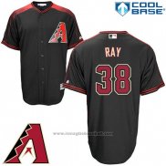 Maglia Baseball Uomo Arizona Diamondbacks 38 Robbie Ray Nero Cool Base