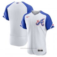 Maglia Baseball Uomo Atlanta Braves 2023 City Connect Autentico Bianco