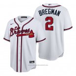 Maglia Baseball Uomo Atlanta Braves Alex Bregman Hispanic Heritage Autentico Bianco