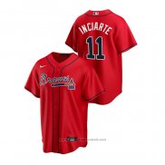 Maglia Baseball Uomo Atlanta Braves Ender Inciarte 2020 Replica Alternato Rosso