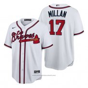 Maglia Baseball Uomo Atlanta Braves Felix Millan Hispanic Heritage Bianco