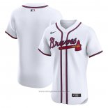 Maglia Baseball Uomo Atlanta Braves Home Elite Bianco