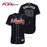 Maglia Baseball Uomo Atlanta Braves Josh Donaldson Flex Base Autentico Collezione Alternato 2019 Blu