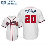 Maglia Baseball Uomo Atlanta Braves Preston Tucker Cool Base Home Bianco