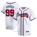 Maglia Baseball Uomo Atlanta Braves Spencer Strider Home Limited Bianco