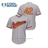 Maglia Baseball Uomo Baltimore Orioles 2019 Jackie Robinson Day Cool Base Grigio