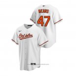 Maglia Baseball Uomo Baltimore Orioles John Means Primera Replica Bianco