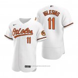 Maglia Baseball Uomo Baltimore Orioles Jose Iglesias Autentico 2020 Primera Bianco