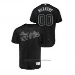 Maglia Baseball Uomo Baltimore Orioles Personalizzate 2019 Players Weekend Autentico Nero