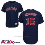 Maglia Baseball Uomo Boston Red Sox 16 Andrew Benintendi Blu Alternato Flex Base