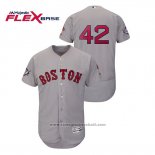Maglia Baseball Uomo Boston Red Sox 2019 Jackie Robinson Day Flex Base Grigio