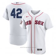 Maglia Baseball Uomo Boston Red Sox Jackie Robinson Autentico Bianco