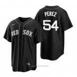 Maglia Baseball Uomo Boston Red Sox Martin Perez Replica 2021 Nero