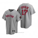Maglia Baseball Uomo Boston Red Sox Nathan Eovaldi Replica Grigio