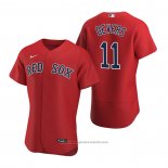 Maglia Baseball Uomo Boston Red Sox Rafael Devers Autentico Alternato 2020 Rosso