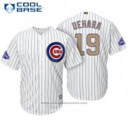 Maglia Baseball Uomo Chicago Cubs 19 Koji Uehara Bianco Or Cool Base