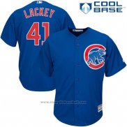 Maglia Baseball Uomo Chicago Cubs 41 John Lackey Autentico Collection Cool Base