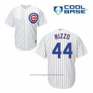 Maglia Baseball Uomo Chicago Cubs 44 Anthony Rizzo Bianco Home Cool Base
